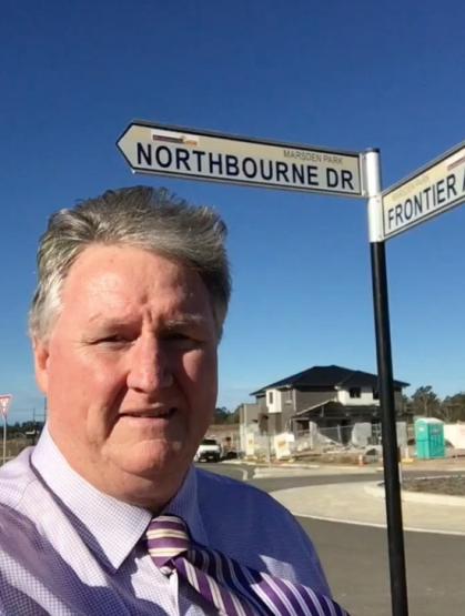 In 2016, Greg Miller [above] was appointed to oversee the building and development of a new Catholic College - St Luke's Marsden Park.