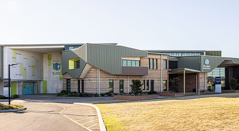 St Luke's Catholic School Marsden Park campus exterior