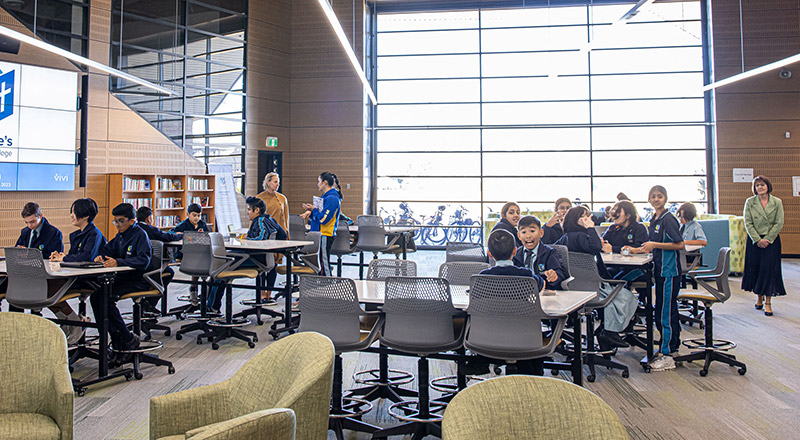 St Luke's Catholic School Marsden Park classroom interior